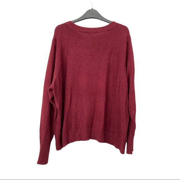 H&M Divided Red Knit Sweater - Picture 2 of 4